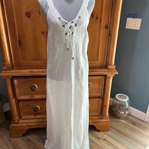 Laura Gotti Linen maxi dress, Sz XL